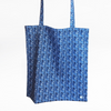 Shopper "flowers" blau