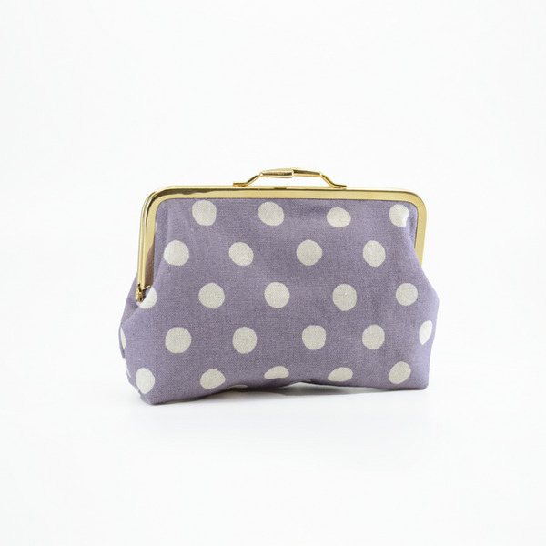 Clip Tasche "Dots" lavendel