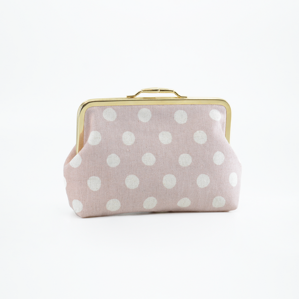 Clip Tasche "Dots" rosa