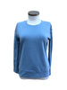 Shirt langarm "YOGA" rauchblau