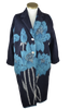 Mantel „Flowers“ blau