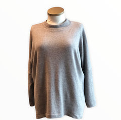 Pullover „Knitted“ grau