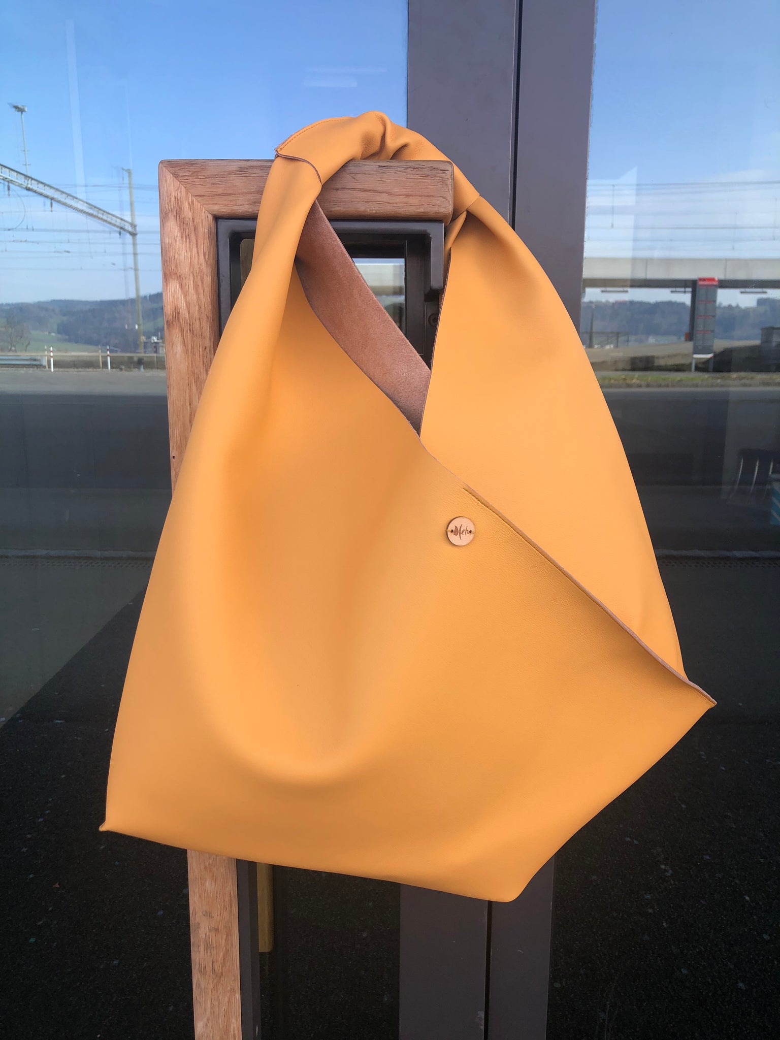 Tasche "Origami" gelb