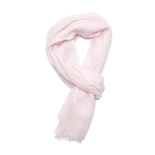 Festlicher Schal "Wolle" rosa